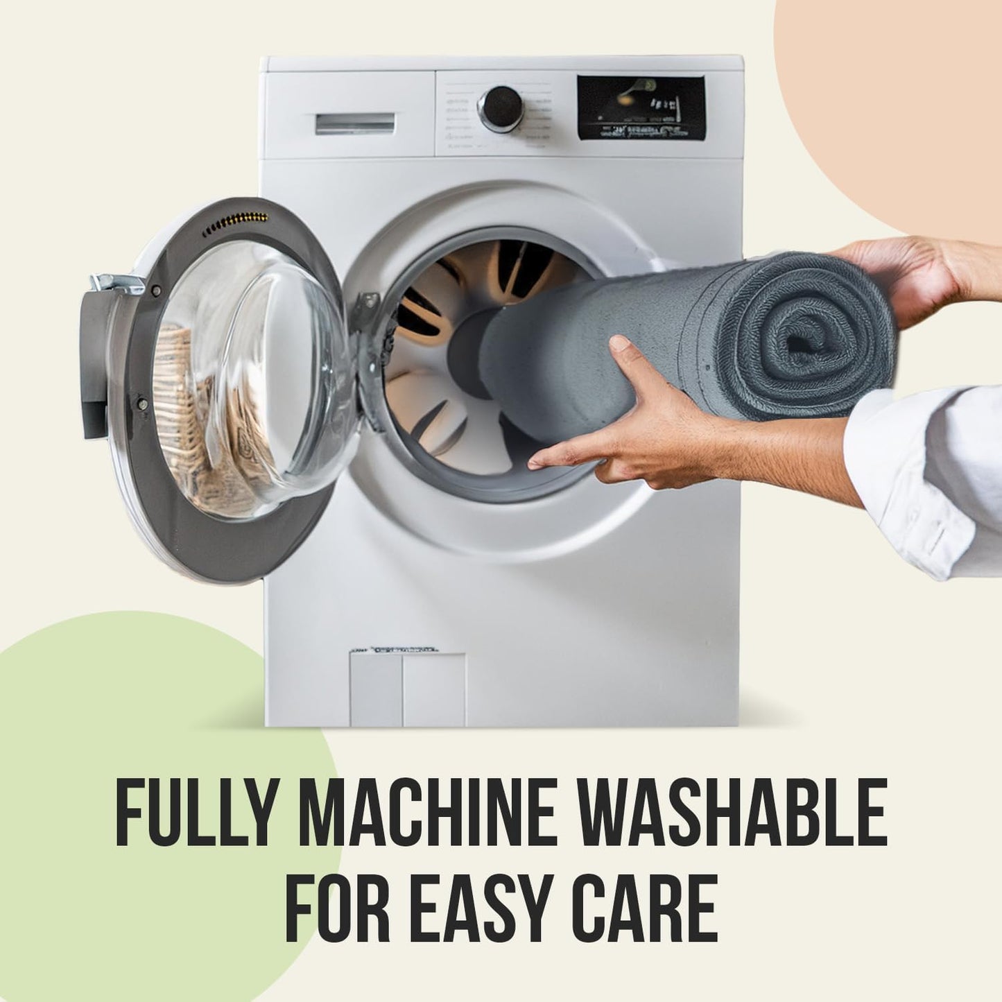 ITSOFT Memory Foam Bath Mat 59x23, Non Slip, Machine Washable, Quick Dry & Absorbent Rugs, Bath Mats for Bathroom Floor, Tub & Shower, Bathroom Rug, Charcoal Gray