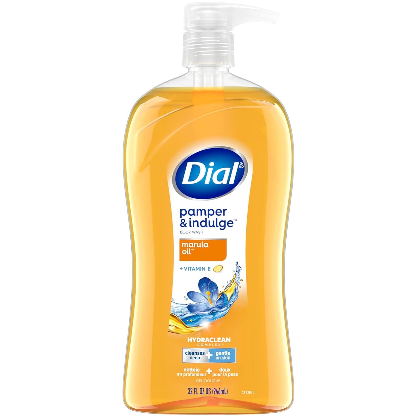 Dial Body Wash, Pamper & Indulge Marula Oil, 32 fl oz