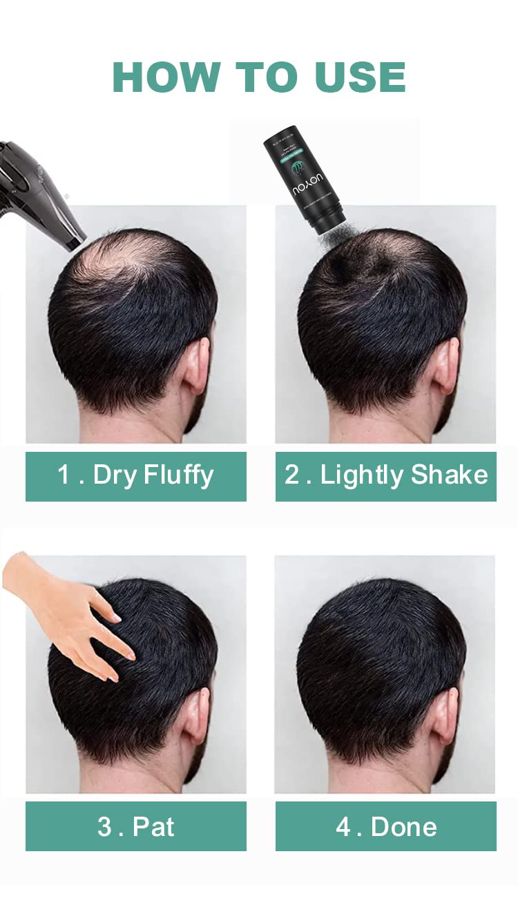 DARK BROWN Hair Fibers for Thinning Hair 27.5g Bottle | Undetectable & Natural Keratin Hair Fibers Concealer for Hair Loss for Men and Women | Hair Building Fibres Powder [DARK BROWN Hair Fiber]