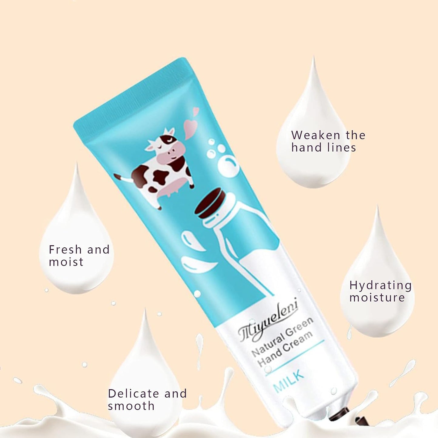 BONNIESTORE 10 Pack Plant Fragrance Hand Cream, Moisturizing Hand Care Cream Travel Gift Set With Natural Aloe And Vitamin E For Women Bridesmaid-30ml