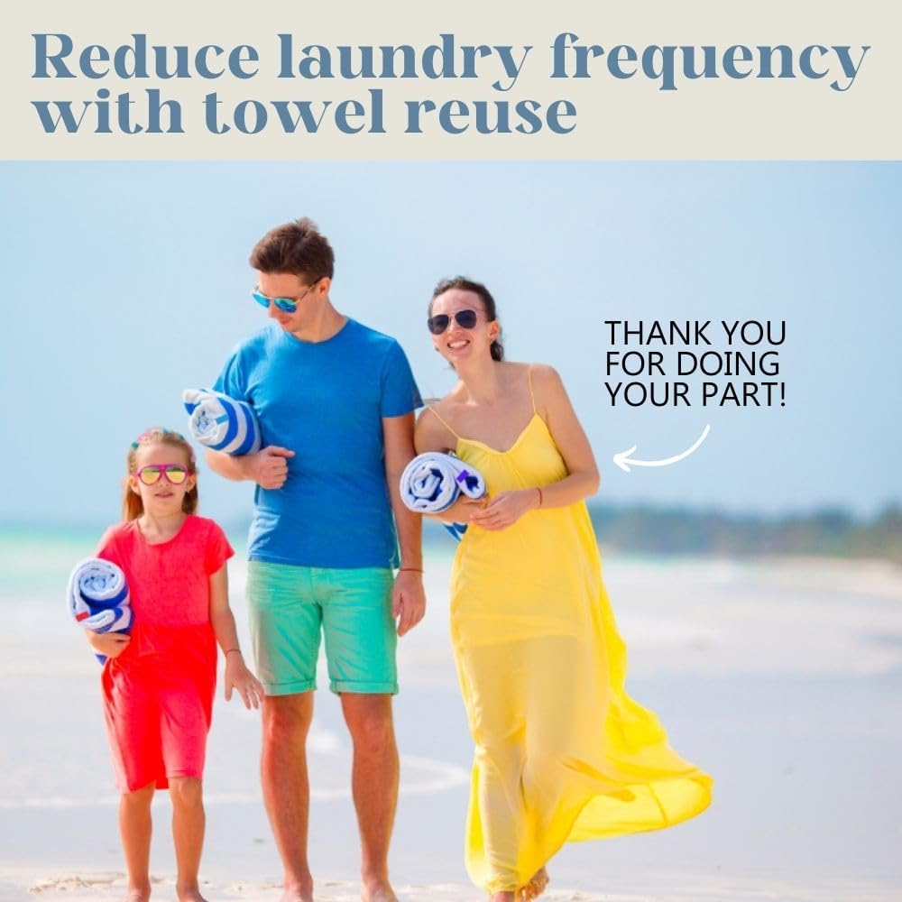 Towel Keep - 6 Piece Towel Tags With Colored Clips