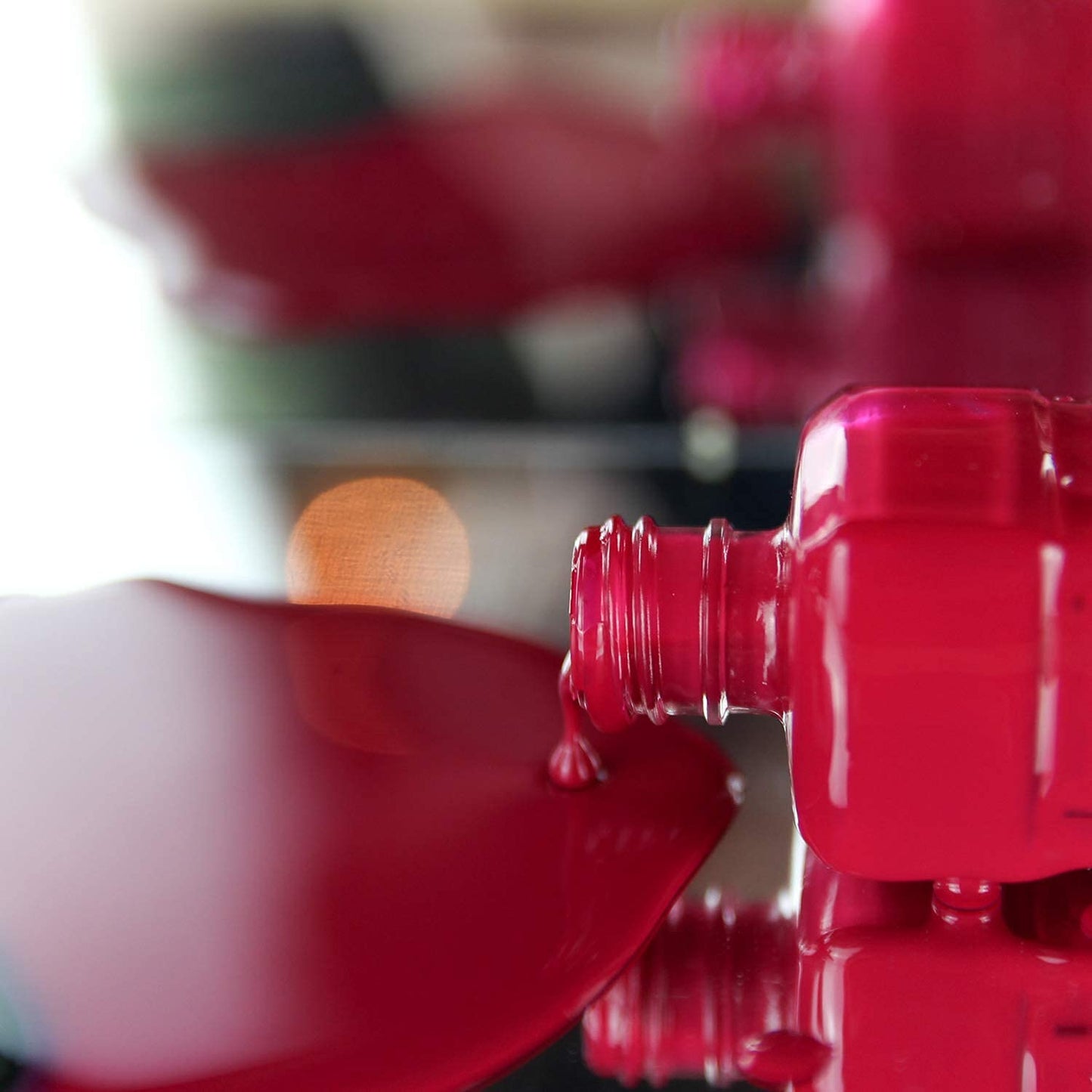 duri Nail Polish, 755 Slay, Classic Fucshia Red Lacquer, Glossy Finish, Full Coverage, 0.45 Fl Oz