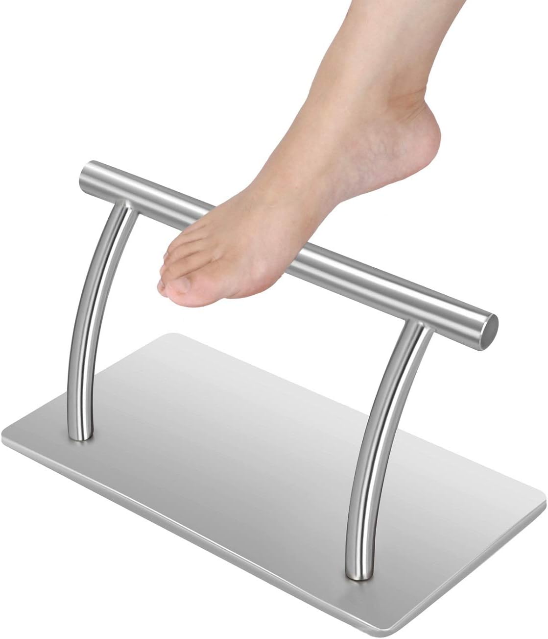 Kaleurrier Stainless Steel Footrest,Professional Mobile Foot Rest,Foot Pedal Parts for Barber Hairdressing Beauty Spa Nail Massage Salon Chairs