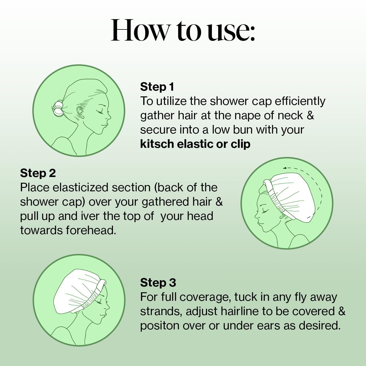 Kitsch x Harry Potter Satin Microfiber Hair Towel Wrap for Women - Super Absorbent, Quick Dry, Anti-Frizz, for Long & Short Hairs, Turbans for Women, Hair Wrap, Gifts for Mom - Slytherin