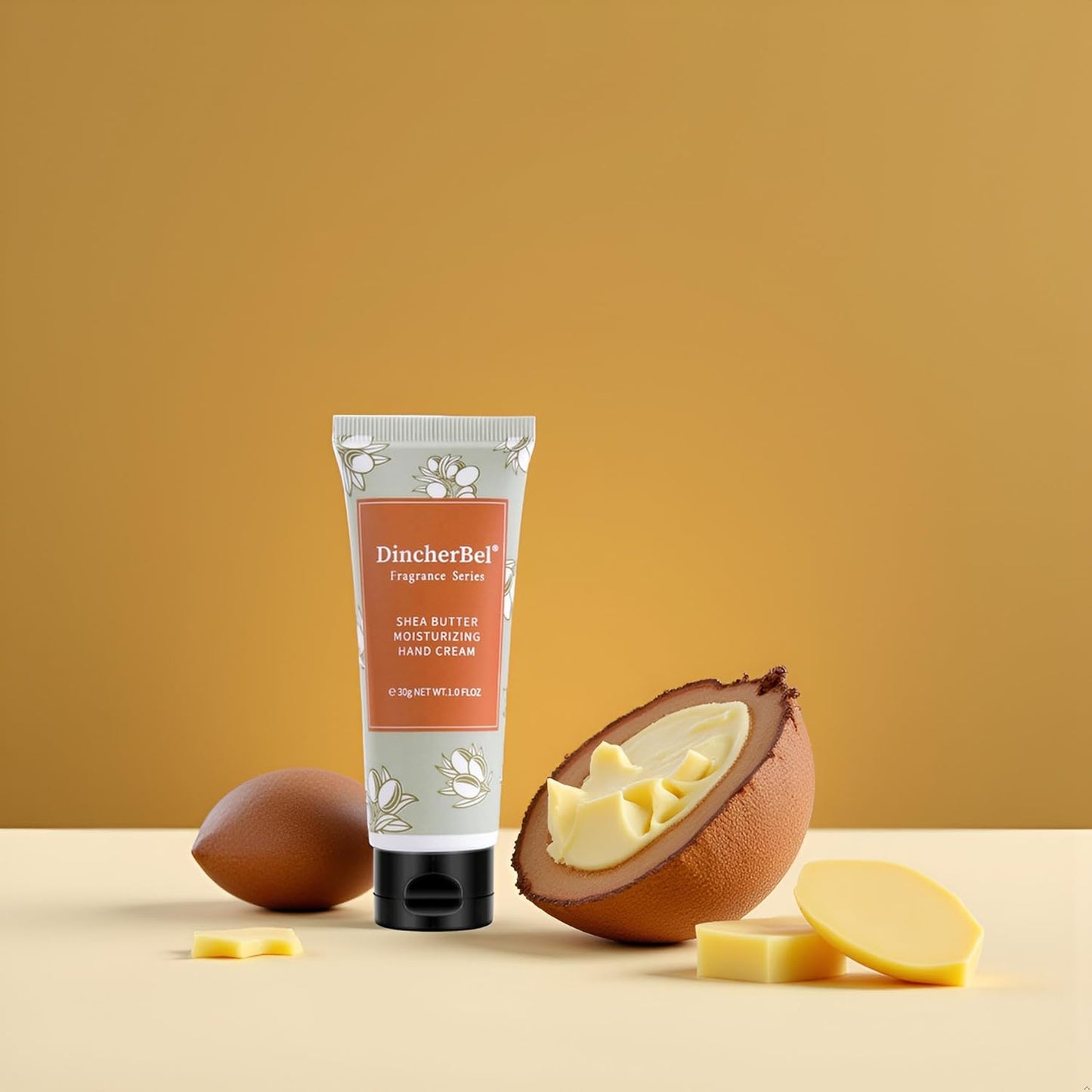 DincherBel 100 Pack Shea Butter Moisturizing Hand Cream Bulk - Travel Size Non-Greasy Hand Lotion Set for Dry Skin, Instant Hydrating Hand Care for Women, 1.0 oz/30 ml