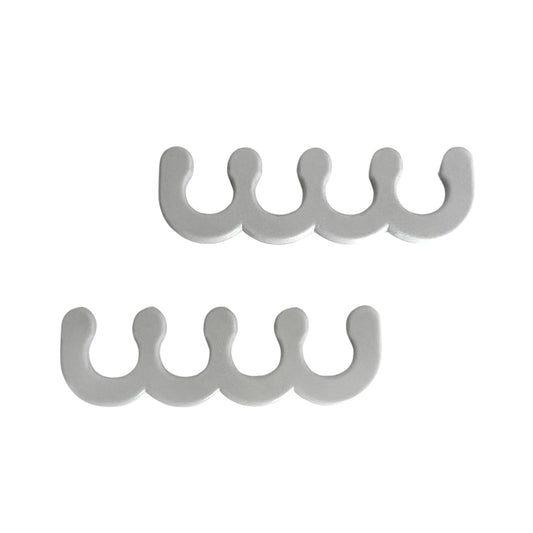 Barefoot Scientist Spaced Out Gel Toe Separator Nail Spreaders, Pedicure Toe Spacers for Women and Men, Relax and Strengthen Sore Feet, 2 Sizes Included