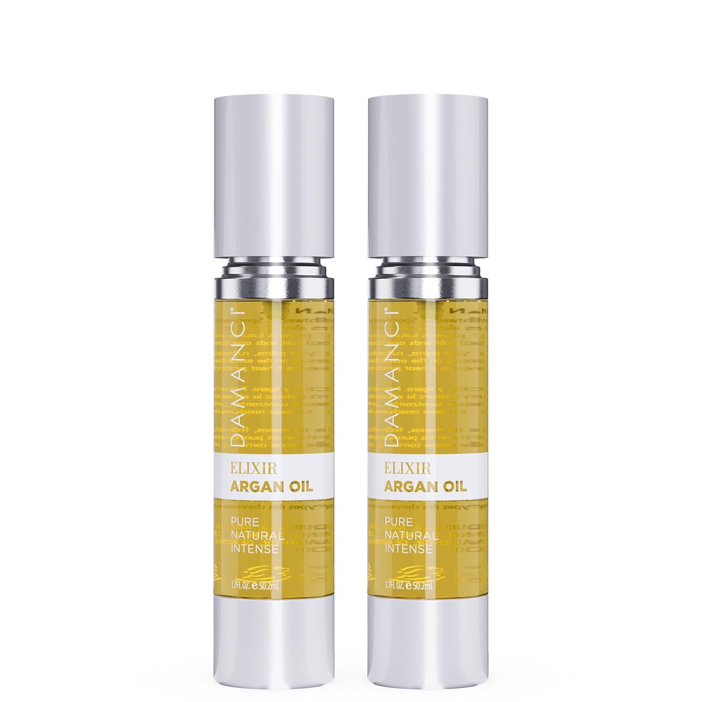 Elixir Argan Oil, Heat Protectant Oil and Leave In Conditioner for Hair Repair, Heal Split Ends and Control Frizz, No Oily Residue (1.7 oz Pack of 2)