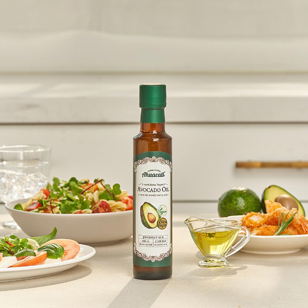 BOTO Premium Ahuacatl Extra Virgin Avocado Oil, 100% Cold Pressed, Vegan Certified, High Smoke Point, Non-GMO, 250ml