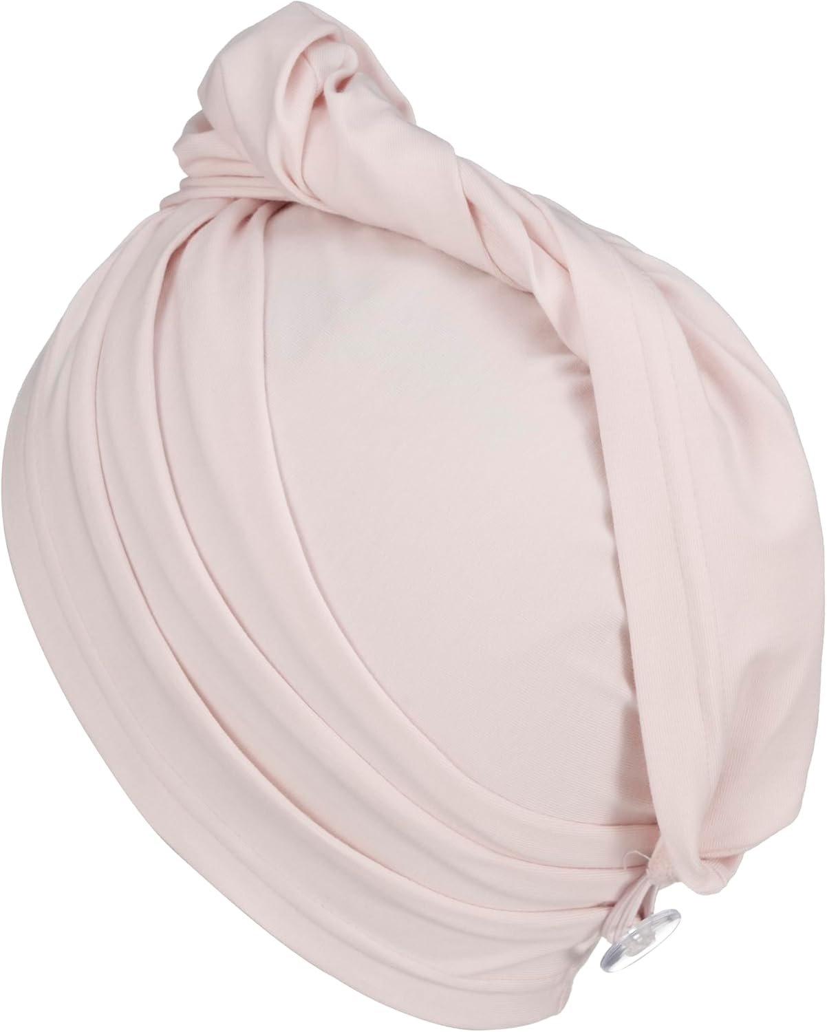 Tee Shirt Drying Wrap, Frizz Free, Soft & Lightweight&Flexible, Hair Drying Turban, Gentle Drying Towel Wrap with Button, for Long Hair (Pink)