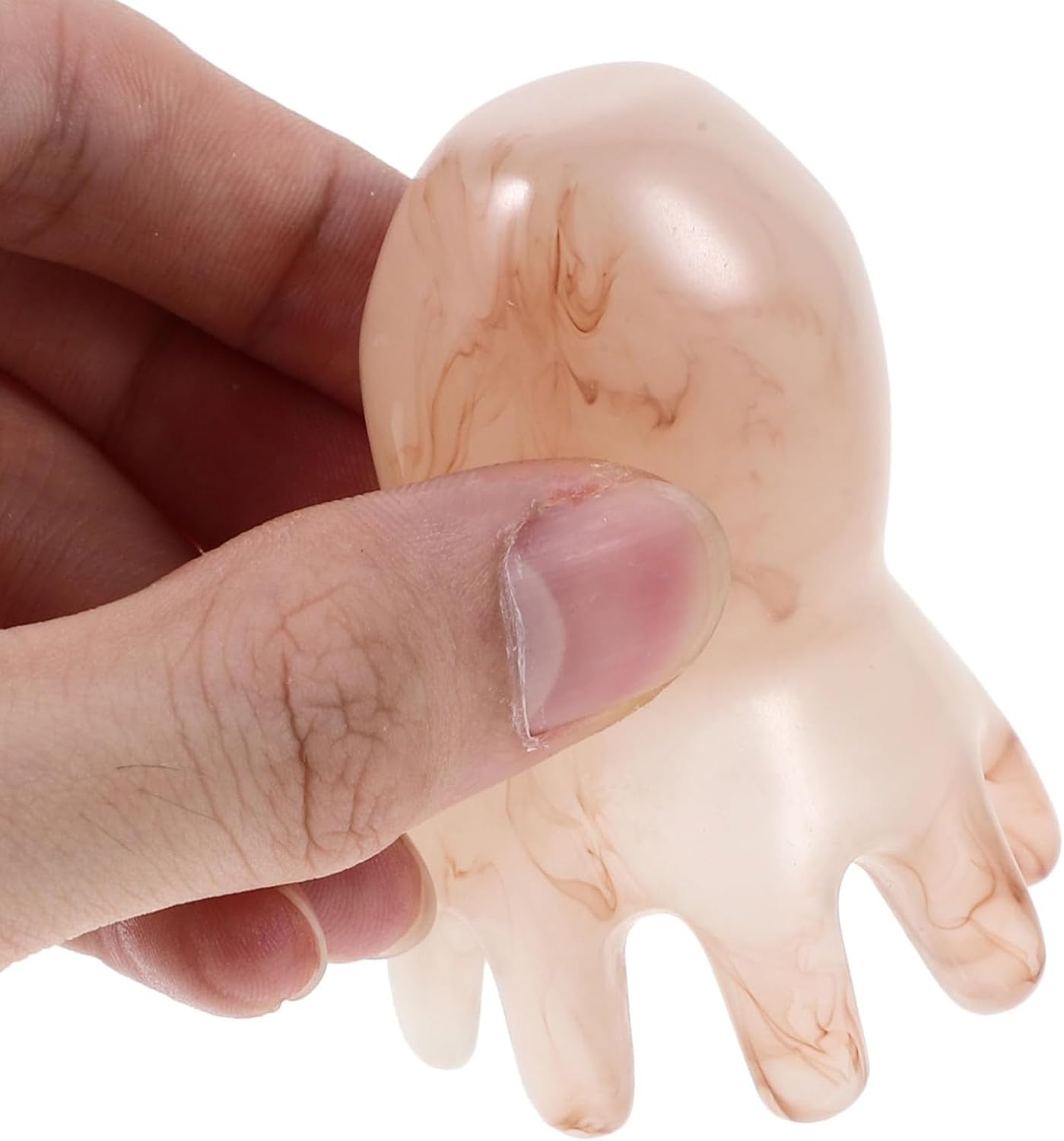 Scalp Massager for Headaches & Stress Relief,2-Piece Octopus Head Massage Comb Set | Manual Acupressure Tool with 8 Flexible Nodes, Portable for Home/OfficeMassage