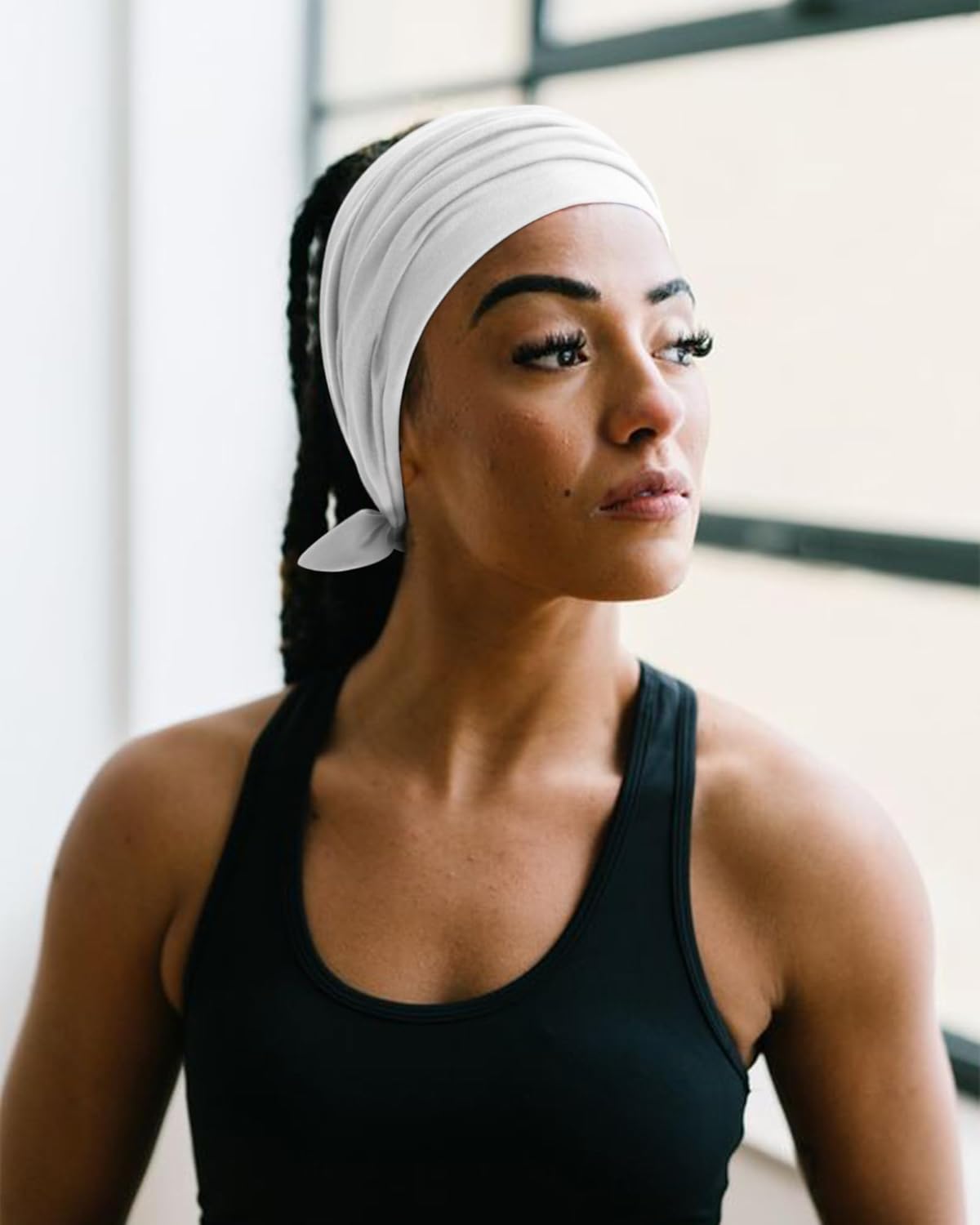 DRESHOW 8 Pack Bow Headbands of Solid Color for Women’s Hair Non Slip Wide Vintage Head Wraps Knotted Cute Hair Band Accessories