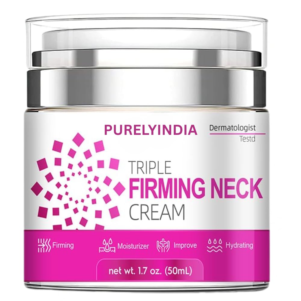 “Anti-Aging Neck Cream with Retinol, Collagen & Peptides - Triple Firming Moisturizer for Neck, Chin & Décolleté - neck tightening and lifting (1.7 oz)”