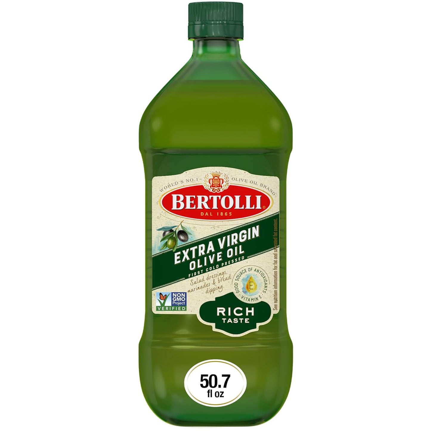 Bertolli Extra Virgin Olive Oil, Rich Taste, 50.7 fl oz