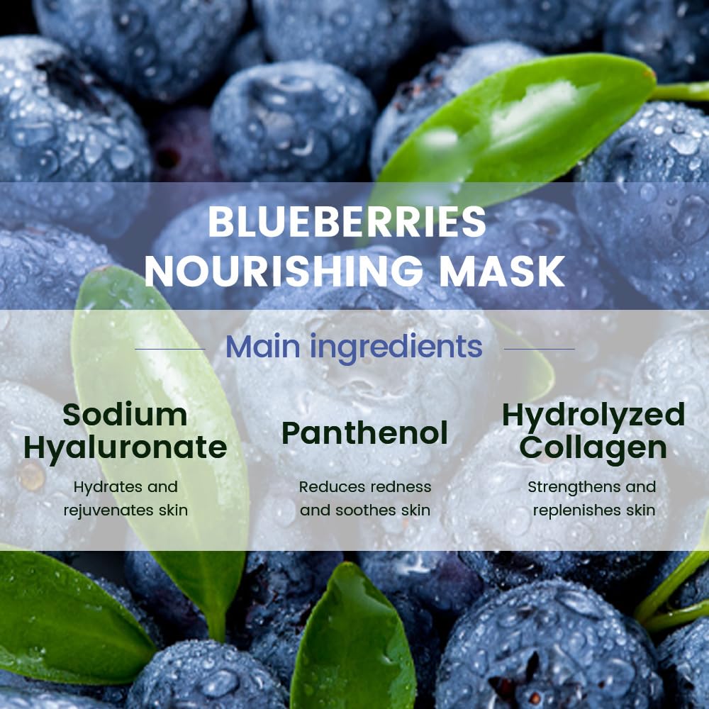 Face Masks Skincare,Facial Masks for Women Skin Care,Sheet Masks Beauty with Natural Ingredients,Birthday Party Spa Gift for Kids Teens Girls,Hydrate Nourish Soothe for All Skin Types 8 Pack