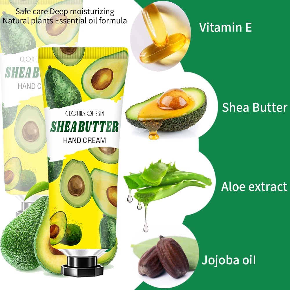 8 PACK Hand Cream Christmas Gifts for Women,Travel Size in Bulk Lotions for Dry Hands,Mini Hand Lotion for Mothers Day Gifts,Easter Gift for Teens,Appreciation Gift,Baby Shower Party Gift