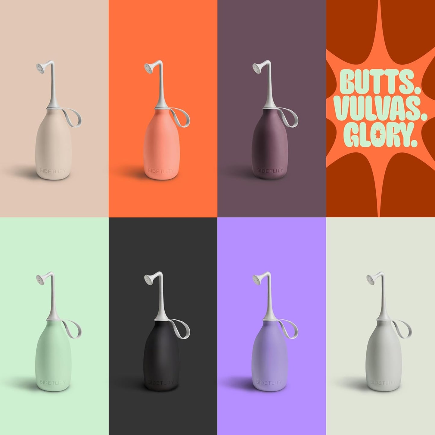 Butt & Intimate Shower 3.0 – Mobile Travel Bidet & Sustainable Intimate Shower, Replaces Wet Wipes, Saves Toilet Paper, Portable Handheld Bidet, Travel Bag Included, BPA-Free - Royal Ruby