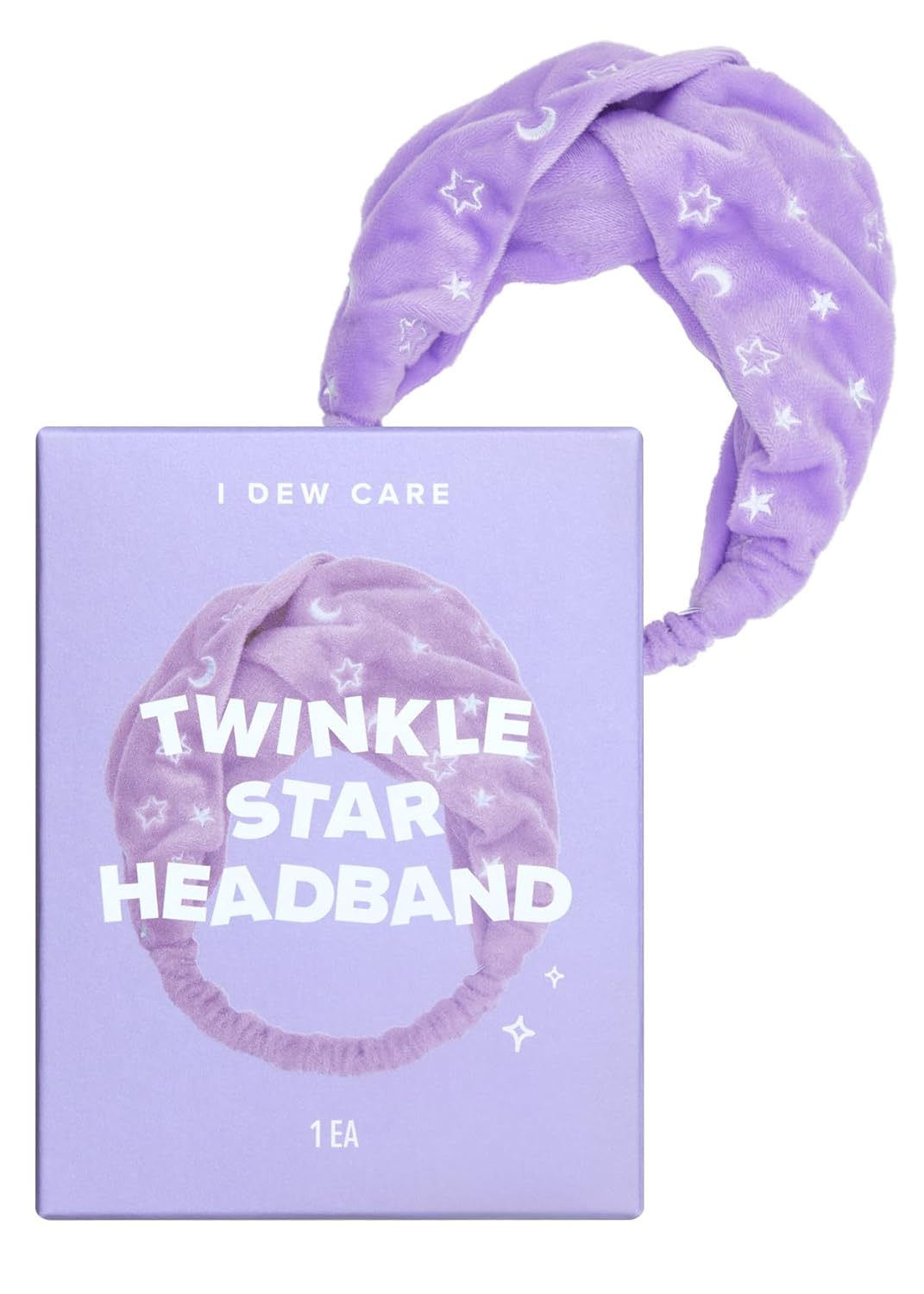 I DEW CARE Face Wash Headband - Twinkle Star | Adorable Design, Perfect for Washing & Cleansing, Makeup and Spa, Bath, Skincare, Quick Dry, Soft & Fuzzy, Non Slip, Teen Girls Stuff