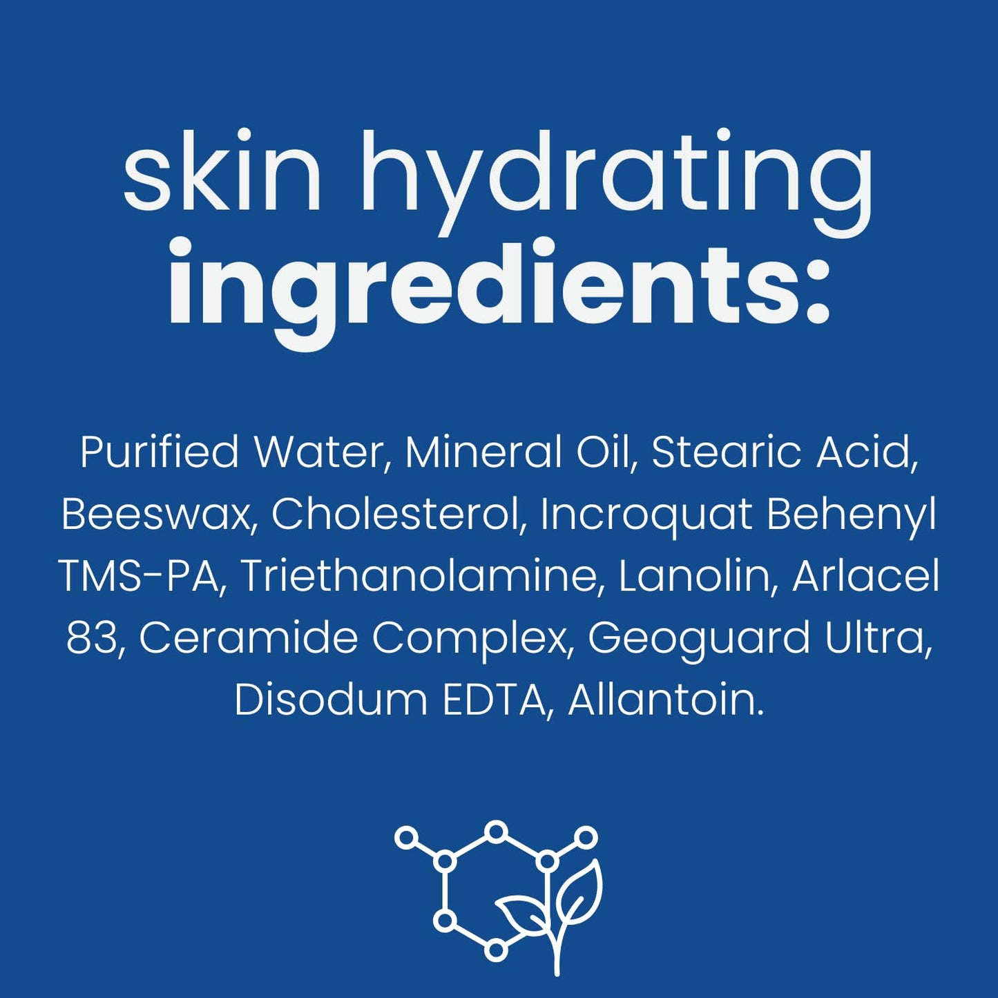 Cutemol CM Emollient Moisturizing Cream - For Severely Dry and Damaged Skin - Natural Beeswax Formulation containing Ceramides - Hydration for Cracked Hands and Feet, Eczema, Psoriasis (8 oz)