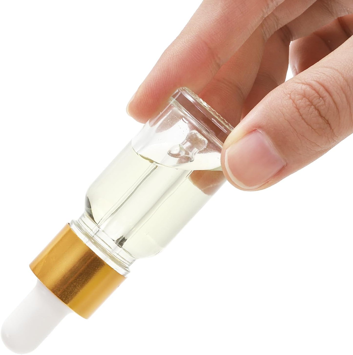 Kingrol 40 Pack 10ml Clear Glass Dropper Bottles, Tincture Bottles, Empty Bottles with dropper for Essential Oils, Perfumes, Aromatherapy, Chemistry Lab Chemicals