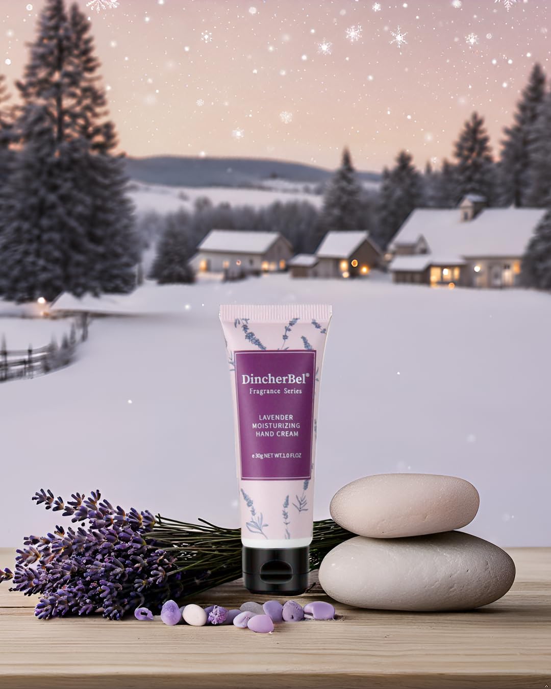 DincherBel 100 Pack Lavender Moisturizing Hand Cream Set - Travel Size Non-Greasy Hand Lotion Set for Dry Skin, Instant Moisturizing Hand Cream for Women, 1.0 oz/30 ml