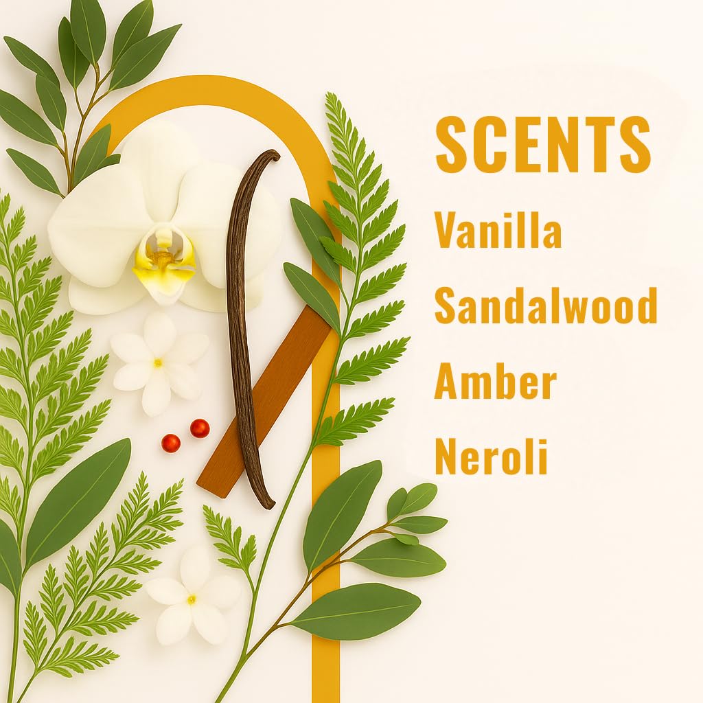 Brume De Soleil – Travel-Size Vanilla & Sandalwood Body Mist for Women with Warm Amber & Neroli – Sweet, Long-Lasting Luxury Fragrance Spray