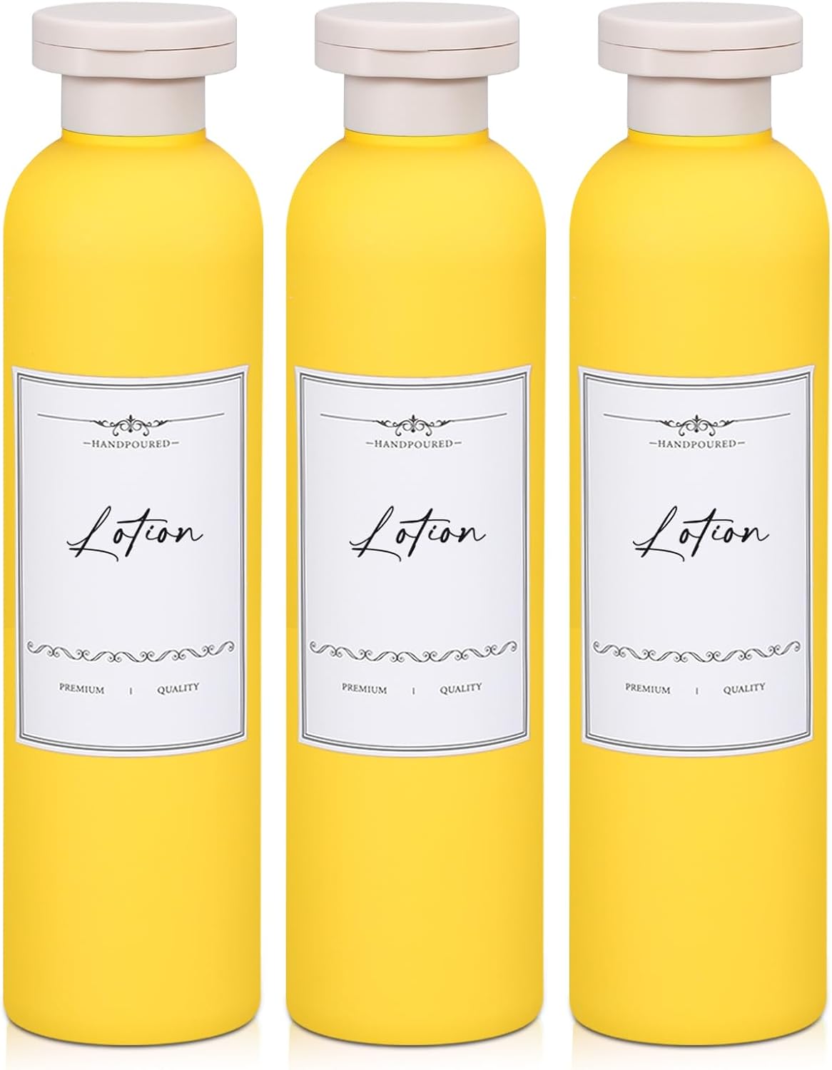 Travel Shampoo Bottle, Empty Plastic Squeeze Bottles 8.8oz with Flip Cap, Lotion Container for Toiletries Travel Size Shampoo and Conditioner