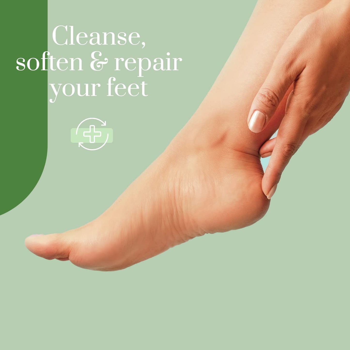 Clear Beauty Mint & Tea Tree Foot Masks Moisturizing Socks - Exfoliating, Hydrating & Revives Cracked Feet - Dermatologist Tested, Clean Beauty & Cruelty-Free Skincare - 3 Pairs