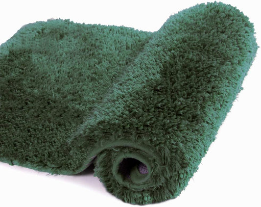 Walensee Large Bathroom Rug (24 x 40, Hunter Green) Extra Soft and Absorbent Shaggy Bath Mat Machine Washable Microfiber Non Slip Luxury Floor Mat