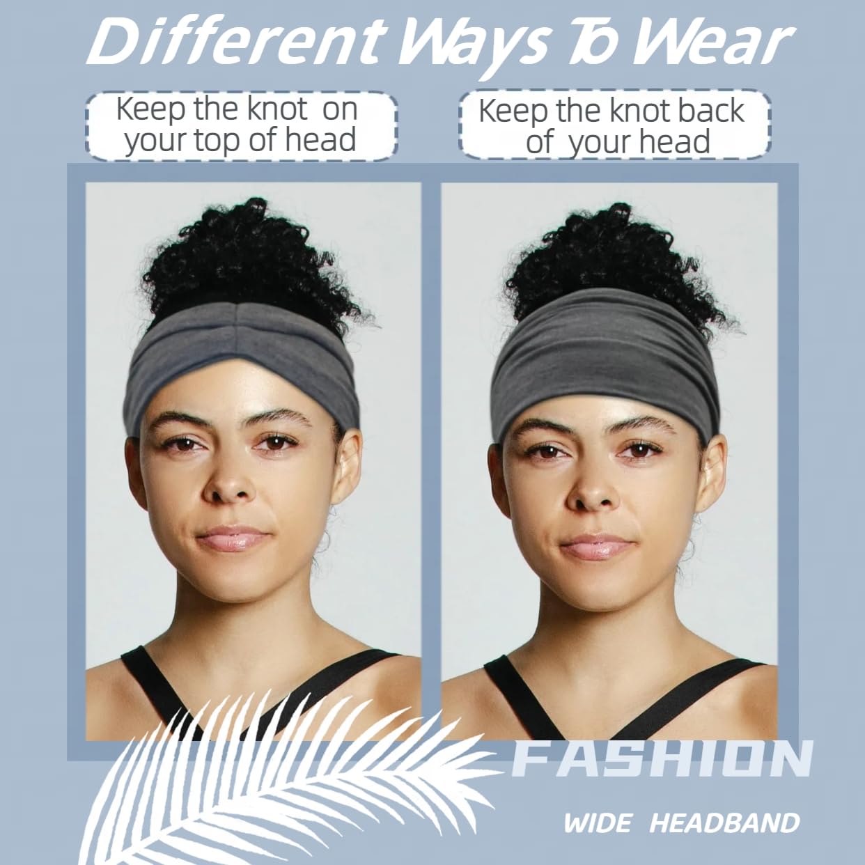 Wide Headbands For Women Fashion knot Headband Boho Head Bands Women’s Hair Band Turban Workout Accessories 8 Pack