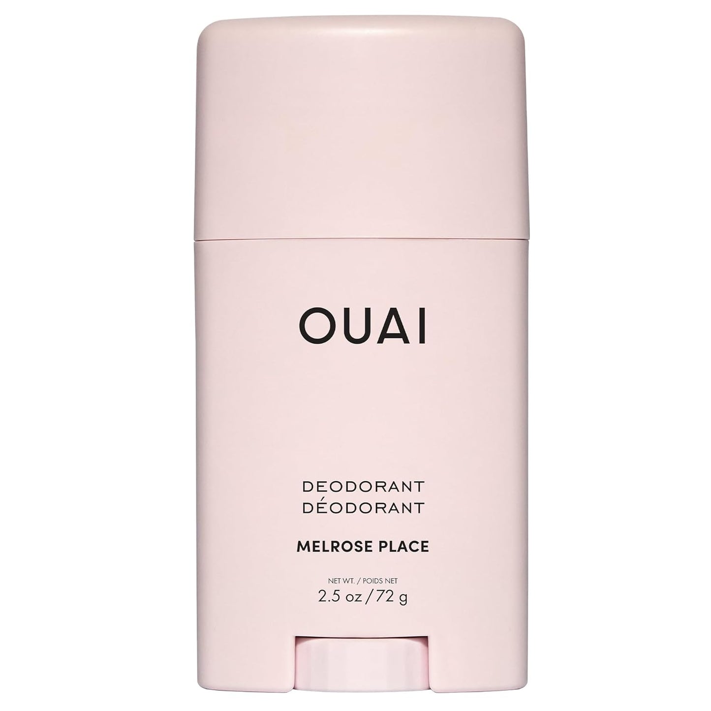 OUAI Aluminum Free Deodorant - Women's Deodorant with 24-Hour Odor Control & Invisible Application - Enriched with Notes of Rose, Berry, Lychee & Pink Peppercorn - Melrose Place (2.5 oz)