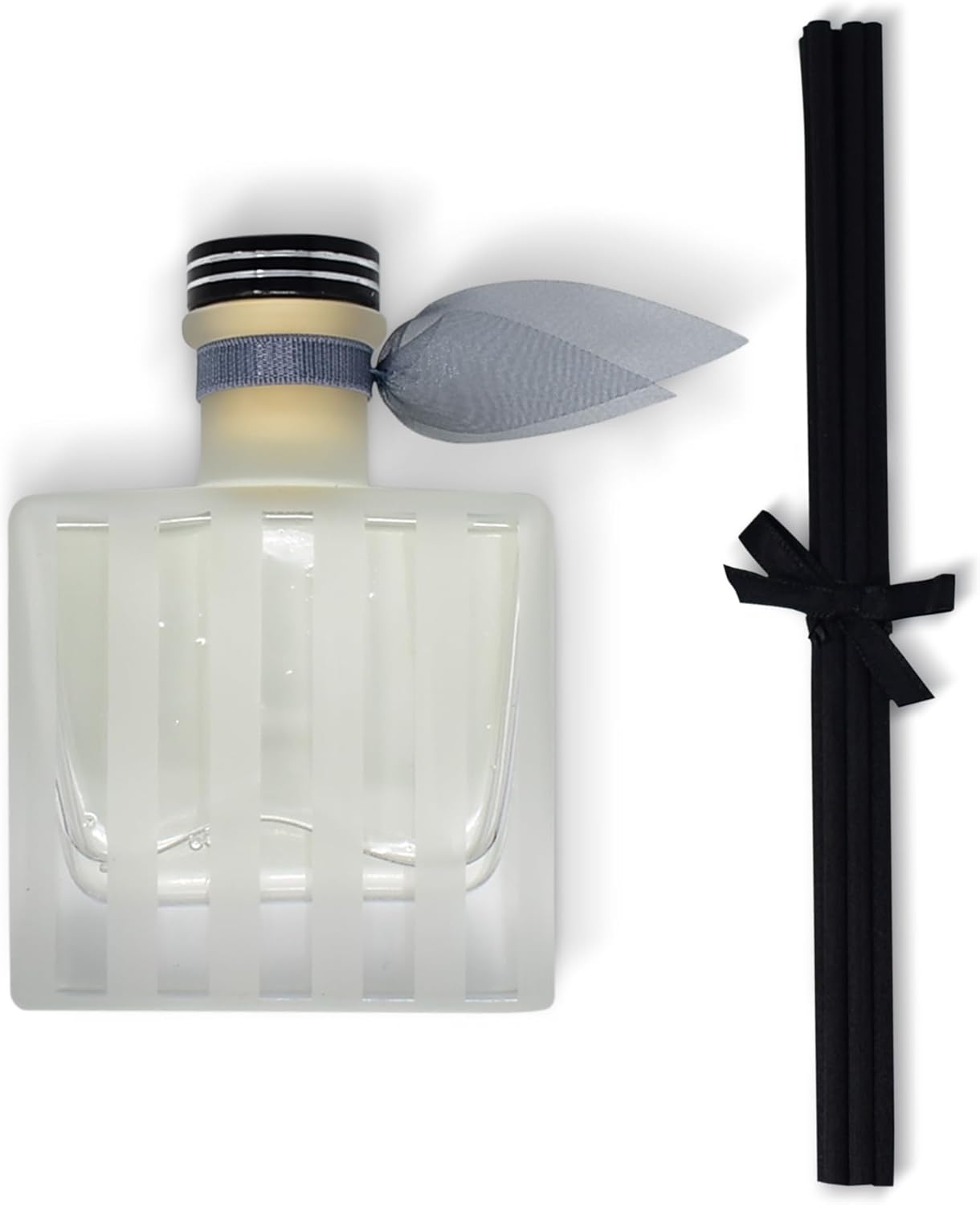 LOVSPA Reed Diffuser Set, Sea Salt Scented Oil Diffuser with Sticks, Home Fragrance Accessories for Bathroom Shelf Decor, Aroma Diffusers for Home or Office Desk, USA Made