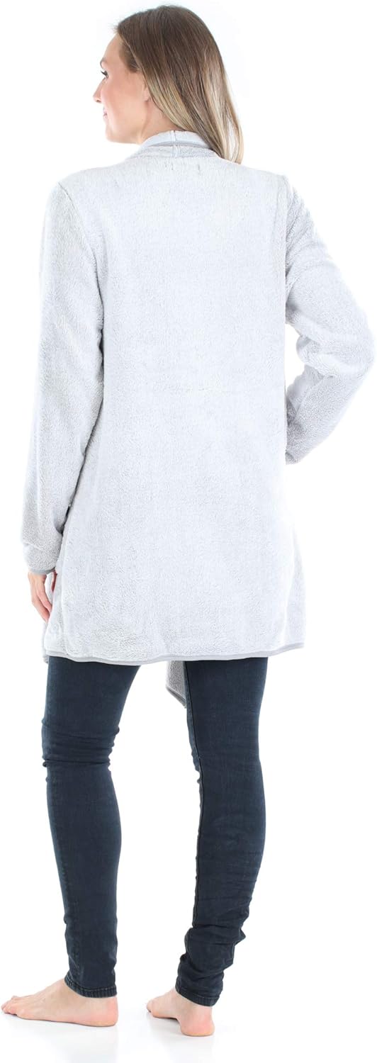 Sleepyheads Women's Fleece Long Sleeve Robe Sherpa-Lined Hooded Bathrobe…