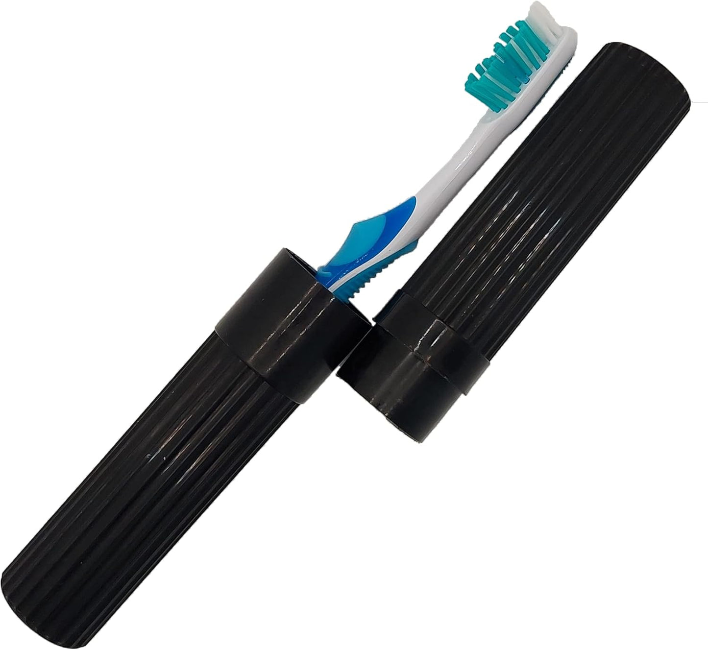 Toothbrush Holder (Black) - Made in The USA. W/Ventilation Holes.