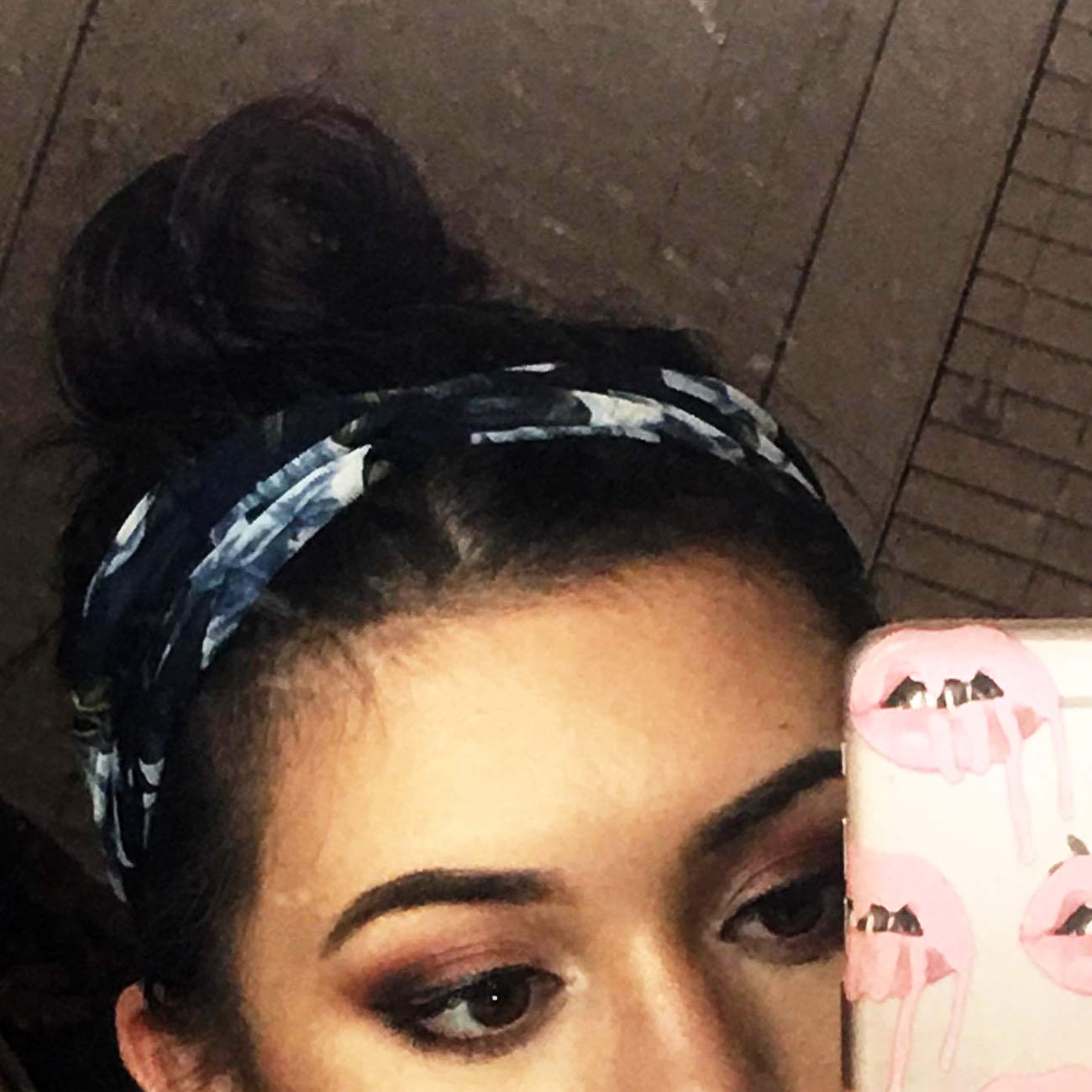 DRESHOW 10 Pack Boho Headbands for Women Girls Criss Cross Elastic Hair Band Twisted Head Wrap Floral Hair Accessories