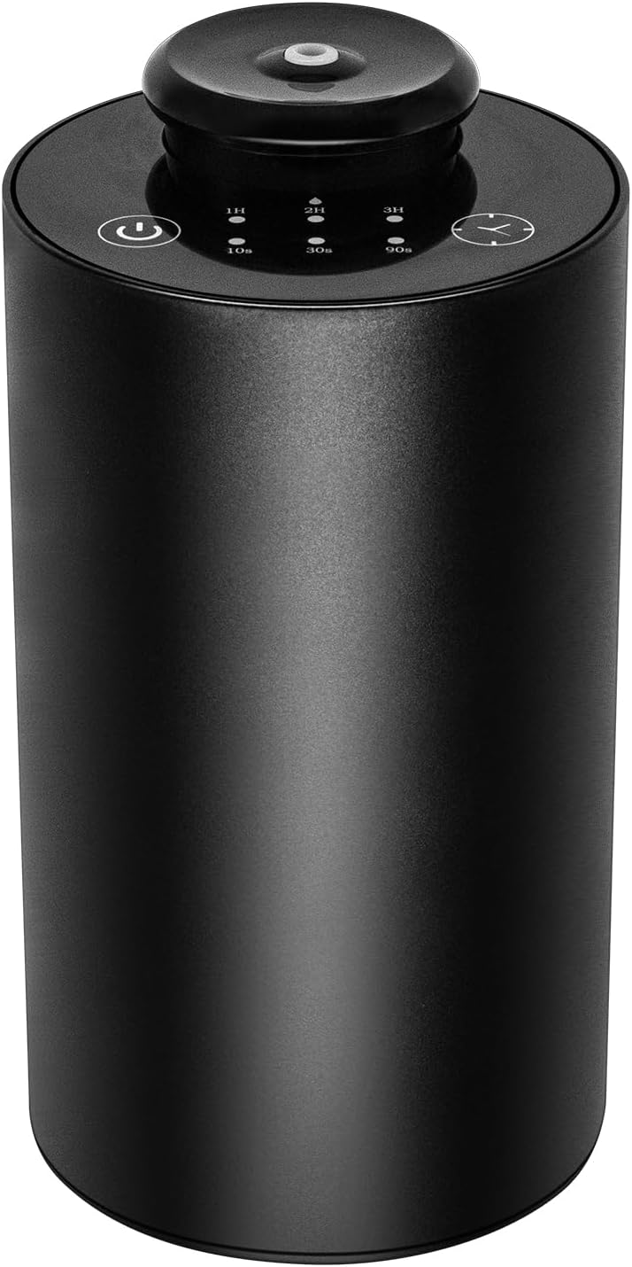 Waterless Essential Oil Diffuser, Battery Operated Mini Scent Air Machine for 5ml/ 10ml/ 20ml Essential Oils, Aromatherapy Diffuser with 3 Countdown Timers & 3 Mist Levels for Home, Car, Office