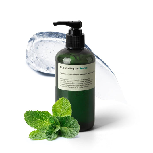 Cica Shaving Gel Frozen - Sensitive Skin Cooling Care (8.45 Fl Oz)