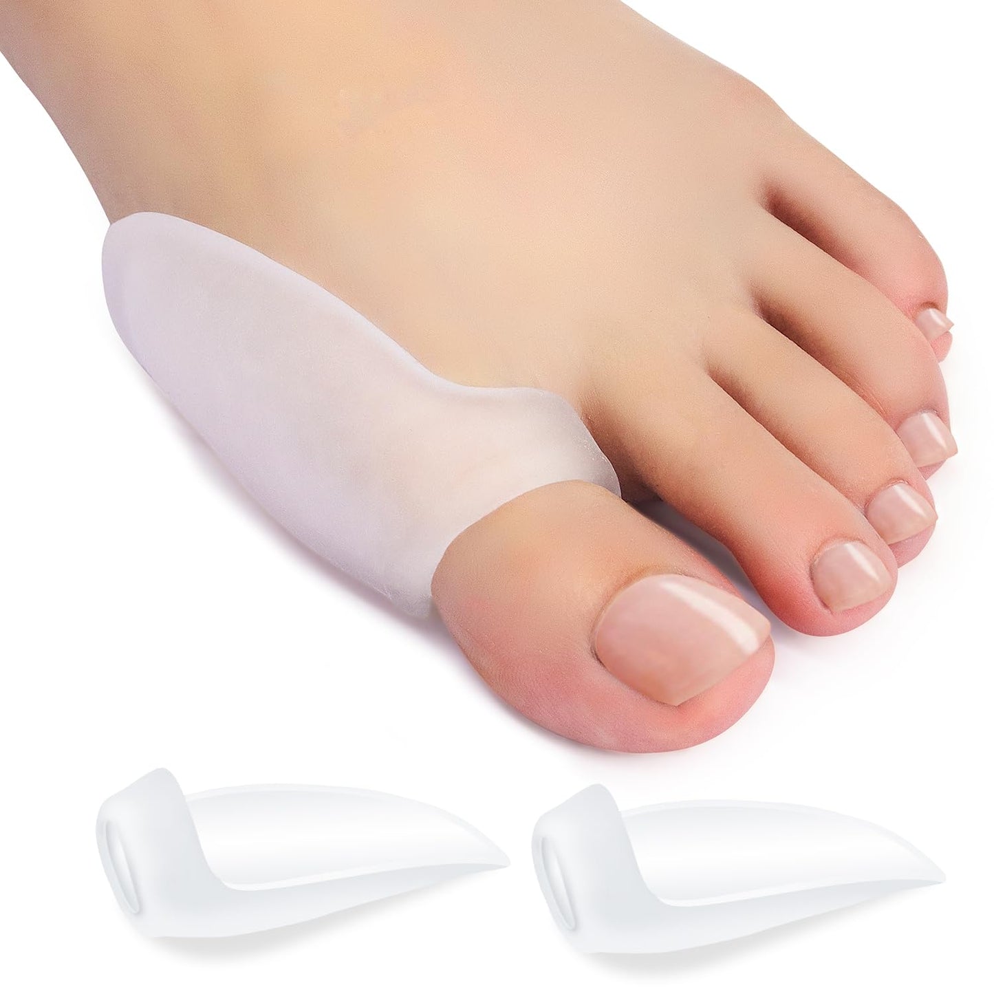 Gel Bunion Pads and Protectors, 12 Packs of Bunion Guards for Big Toe Cushion, Bunion Shields for Bunion Pain Relief, Reduce Bunion Pain from Rubbing