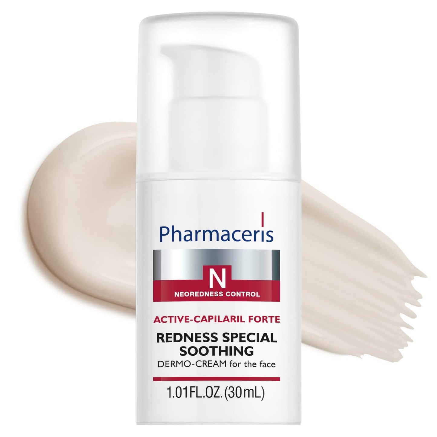 Redness Soothing Cream, Calms Redness, Evens Tone, Facial Moisturizer, Helps Support the Barrier, Skin Care for Sensitive & Red Skin, ACTIVE-CAPILARIL FORTE, 1.01 fl oz