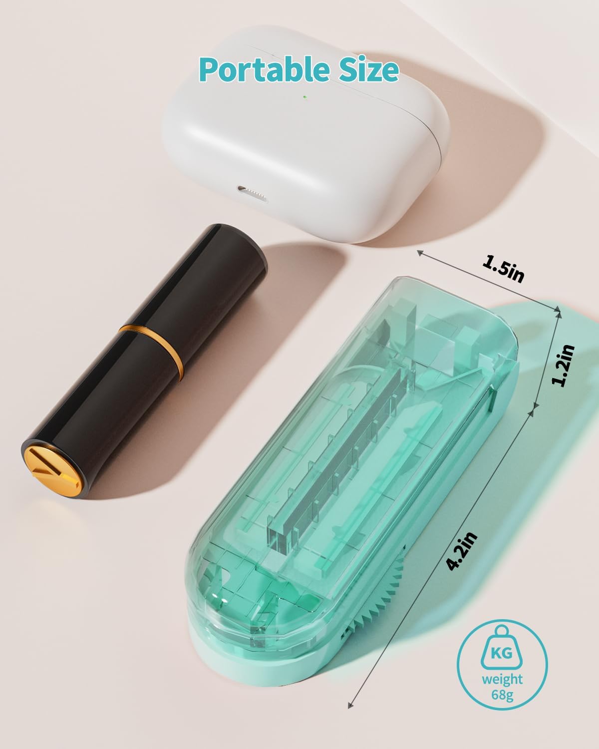 Pill Cutter Splitter for Small and Tiny Pills, Pill Splitter Accurately Cuts Multiple Pills at Once for Large and Small Medicines, Sharp Blade with Safety Guard (Green)