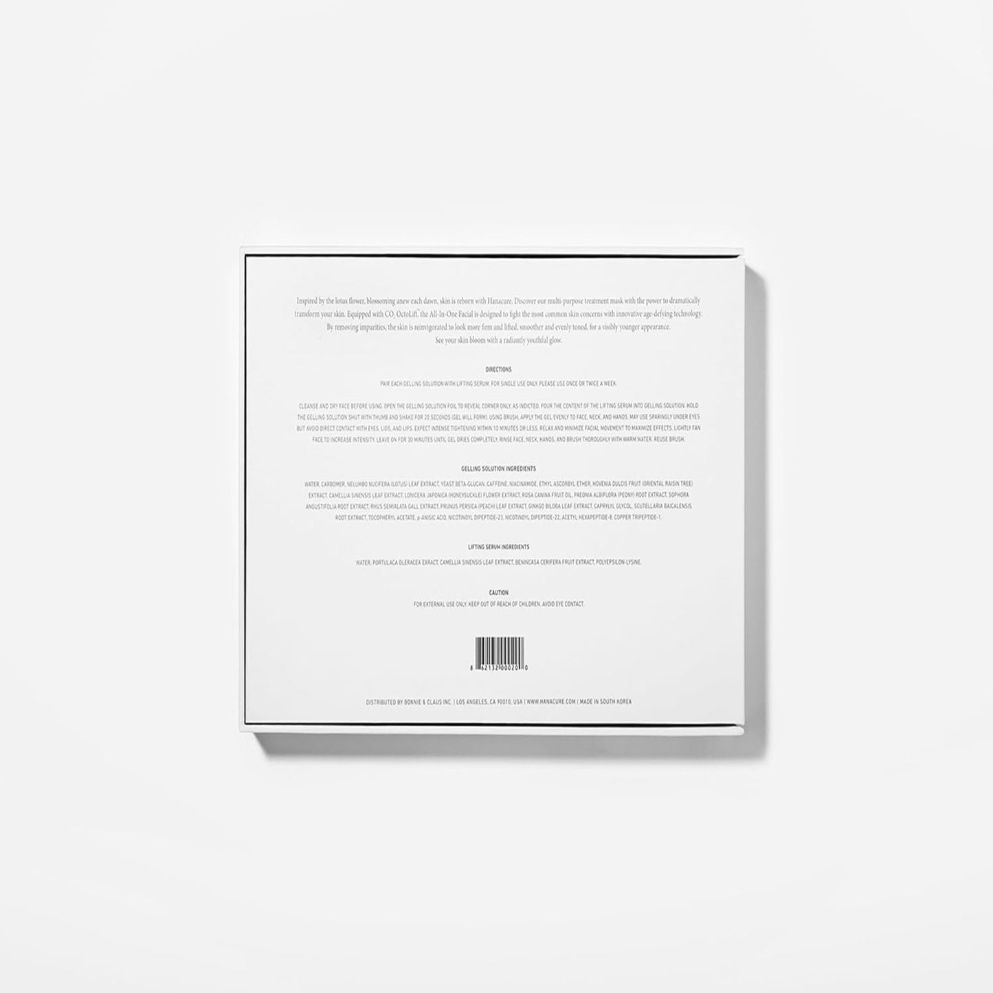 Hanacure® The All-In-One Facial® Starter - Face Lifting Mask, Neck Firming and Tightening