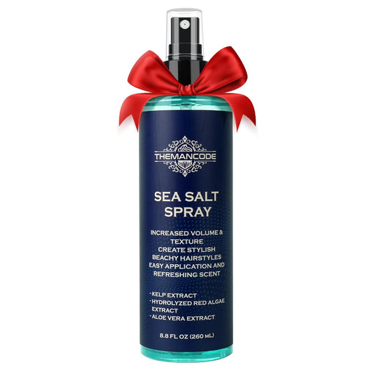 Sea Salt Spray for Men, Texturizing Hairspray, Stocking Stuffers for Man, Surf Spray Adds Instant Volume, Travel Essentials, Christmas Gift for Men, 8.8 Oz
