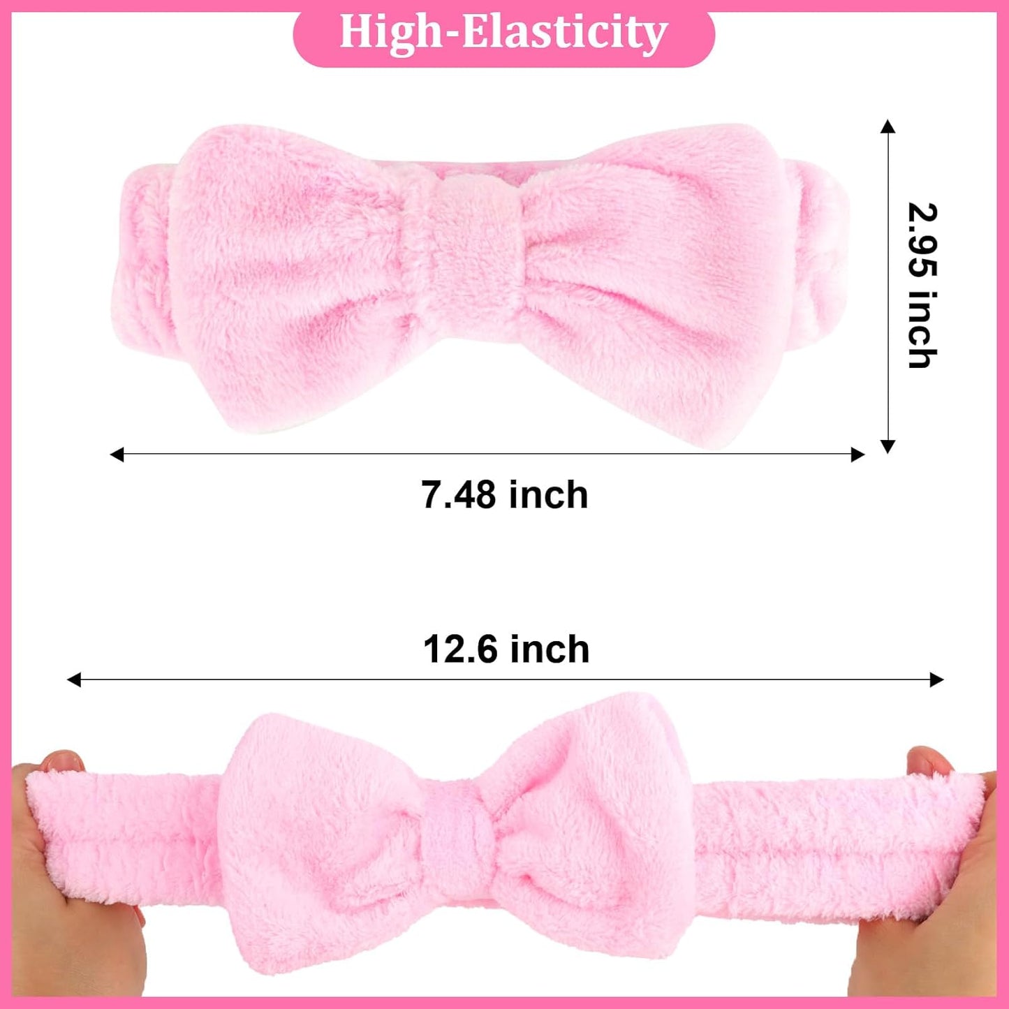 Ondder Skincare Headband for Washing Face Spa Makeup Face Wash Headband Skin Care Headbands Terry Cloth Head Band Bachelorette Party Favors Spa Party Hair Accessories Bachelorette Gifts for Bride