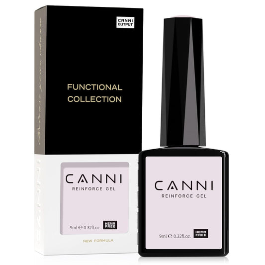 CANNI Nail Strengthening Reinforce Gel – Repair Hardener Polish for Weak, Damaged Nails, Clear Soak-Off, Long-Lasting DIY Nail Art for Women