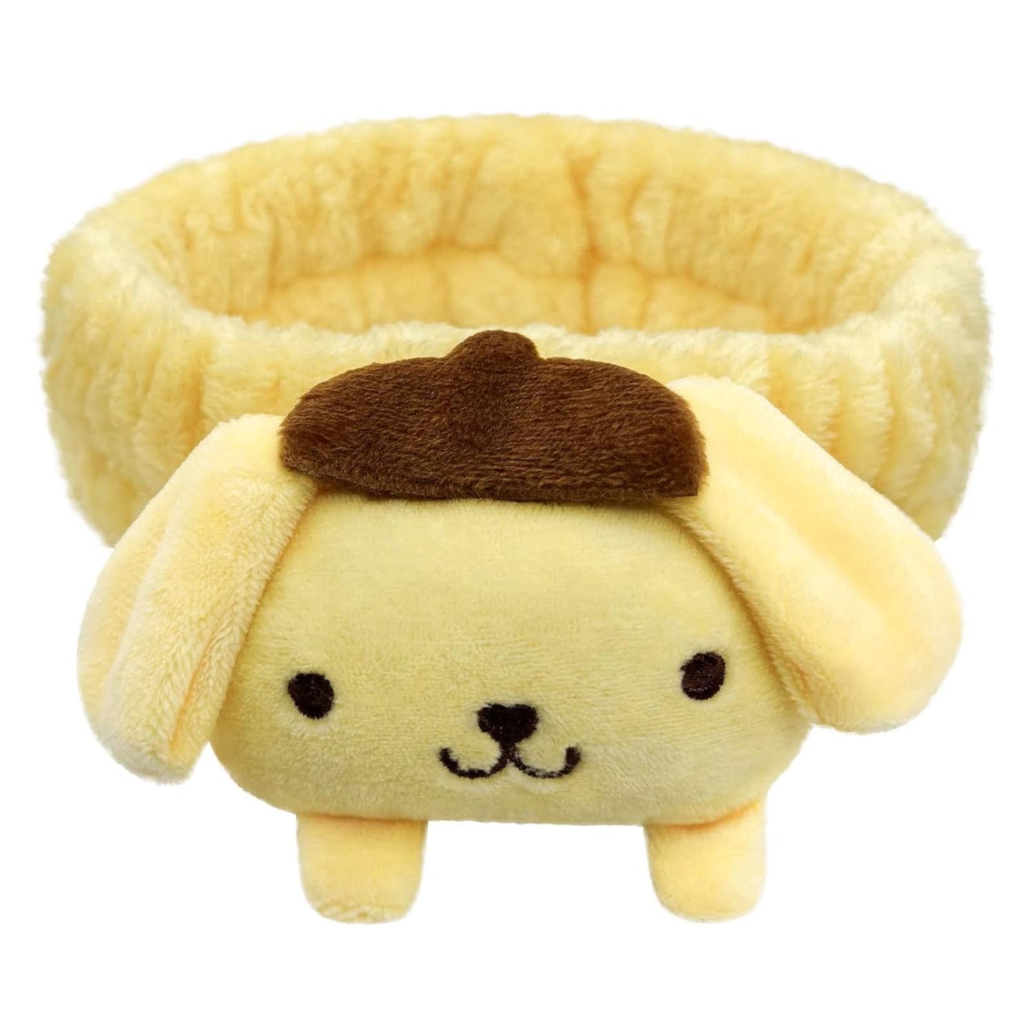 Kawaii Spa Headband for Washing Face, Cute Yellow Headband for Make Up, Washing, Party, Soft Headband for Woman Girls