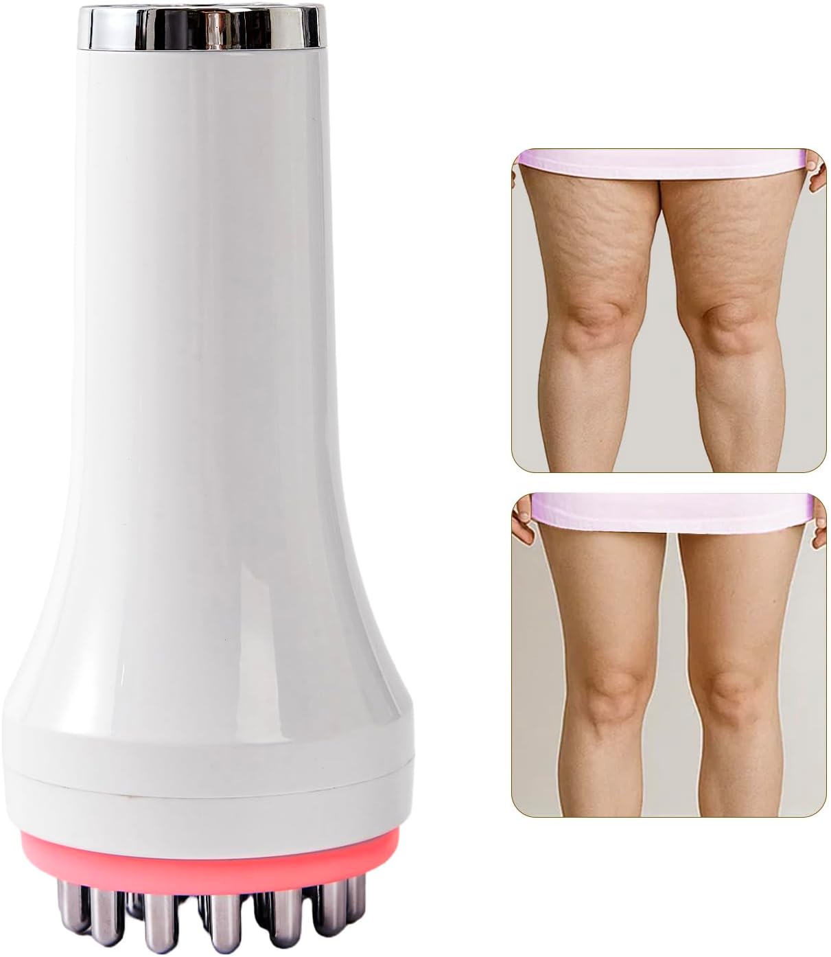 DiDEER Lymphatic Drainage Massager & Anti Cellulite Massage Tool, for Legs, Arms & Belly, Body,Helps Reduce Stretch Marks & Cellulite,with Microcurrent, Light Heat & Vibration