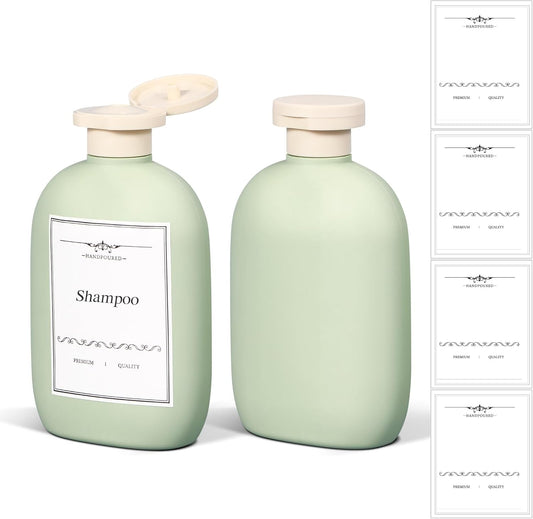 ASEVAT 8.8oz Travel Bottle with Flip Cap, Leak Proof Squeeze Bottles, Refillable Plastic Travel Containers for Creams, Lotion, Foundation, Shampoo, Conditioner