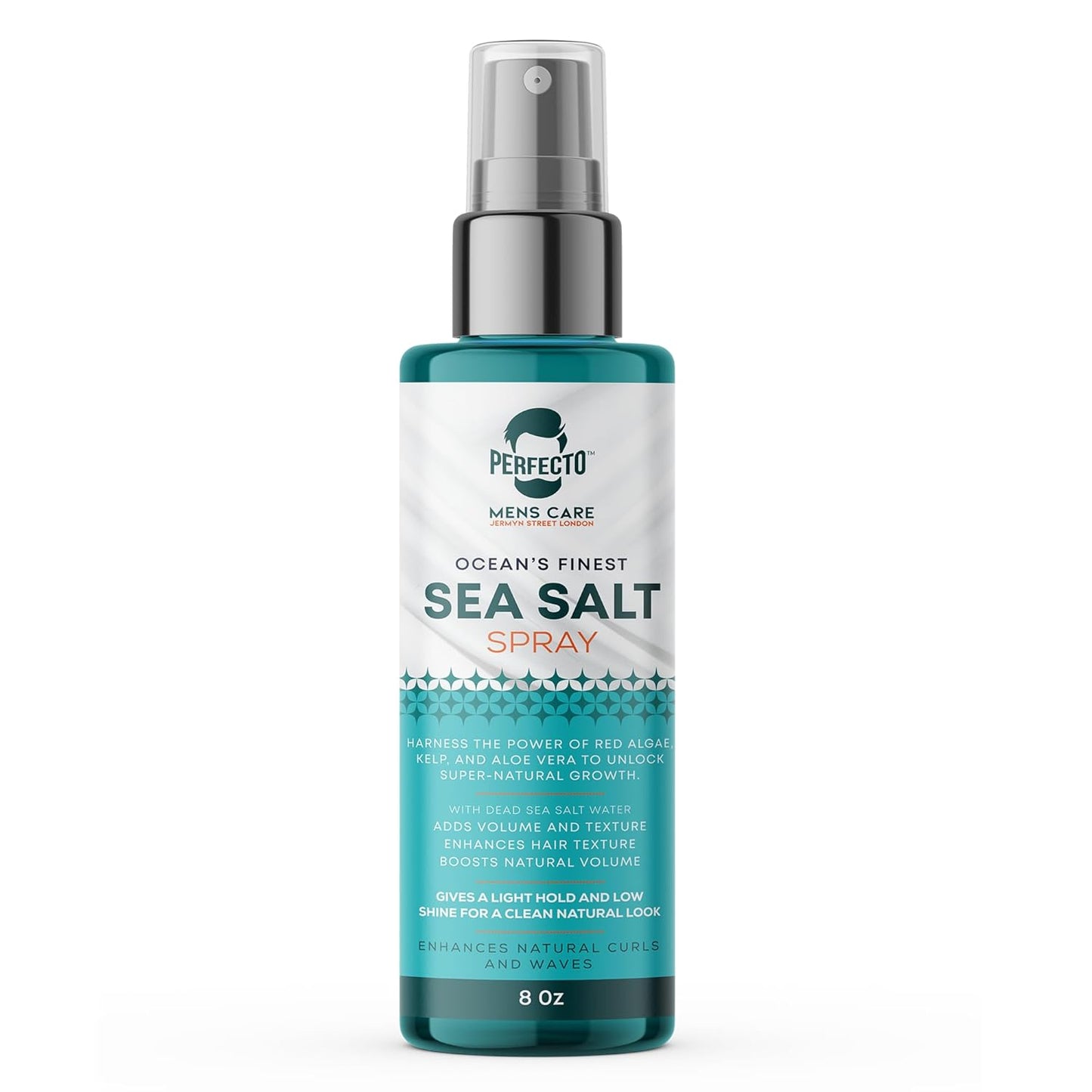 Perfecto Sea Salt Spray for Men Hair Care Spray with Kelp, Natural Sea Salt Hair Texturizing For Men & Women, Adds Instant Volume, Texture, Thickness, & Light Hold Thickening Hair Spray Added Volume