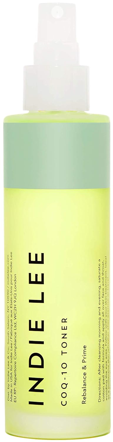 Indie Lee CoQ-10 Face Toner - Refreshing, Hydrating Mist for All Skin Typed - Hyaluronic Acid, Aloe + Chamomile - Alcohol + Essential Oil-Free Facial Toner (125ml)