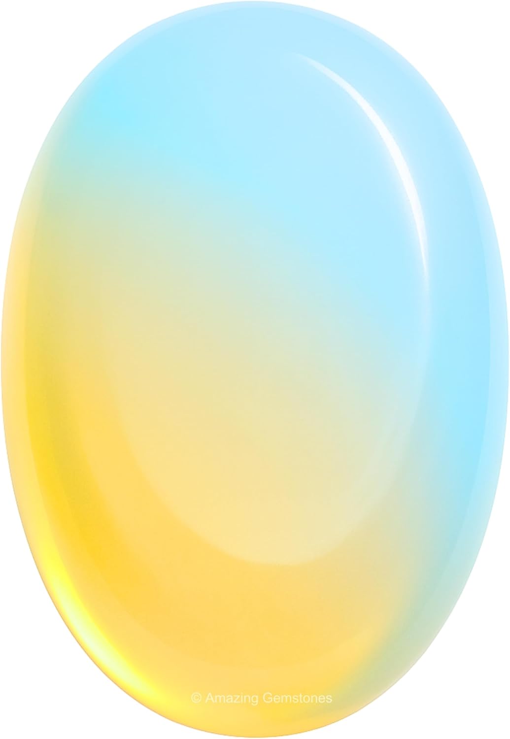 Amazing Gemstone Opalite Crystals and Healing Stones - Large Palm Stone Crystals Piedra - Crystal for Good Luck, Balanced Positive Energy, Meditation - Unique Stocking Stuffers Gifts for Women, Men