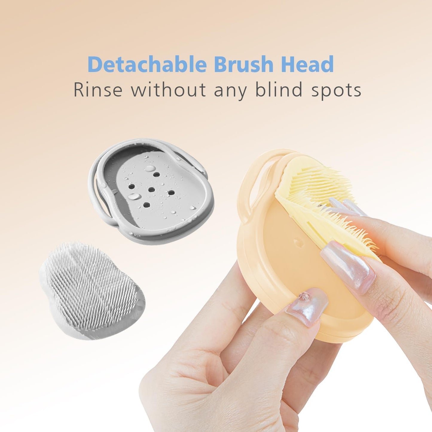 Dual-Sided Face Scrubber,Gentle Getting Pores Cleaned and Actually Exfoliating for Sensitive Skin,Facial Cleansing Brush,Face Brush for Men and Women